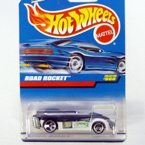 Hot Wheels Road Rocket #860 White Die-Cast Car 1998